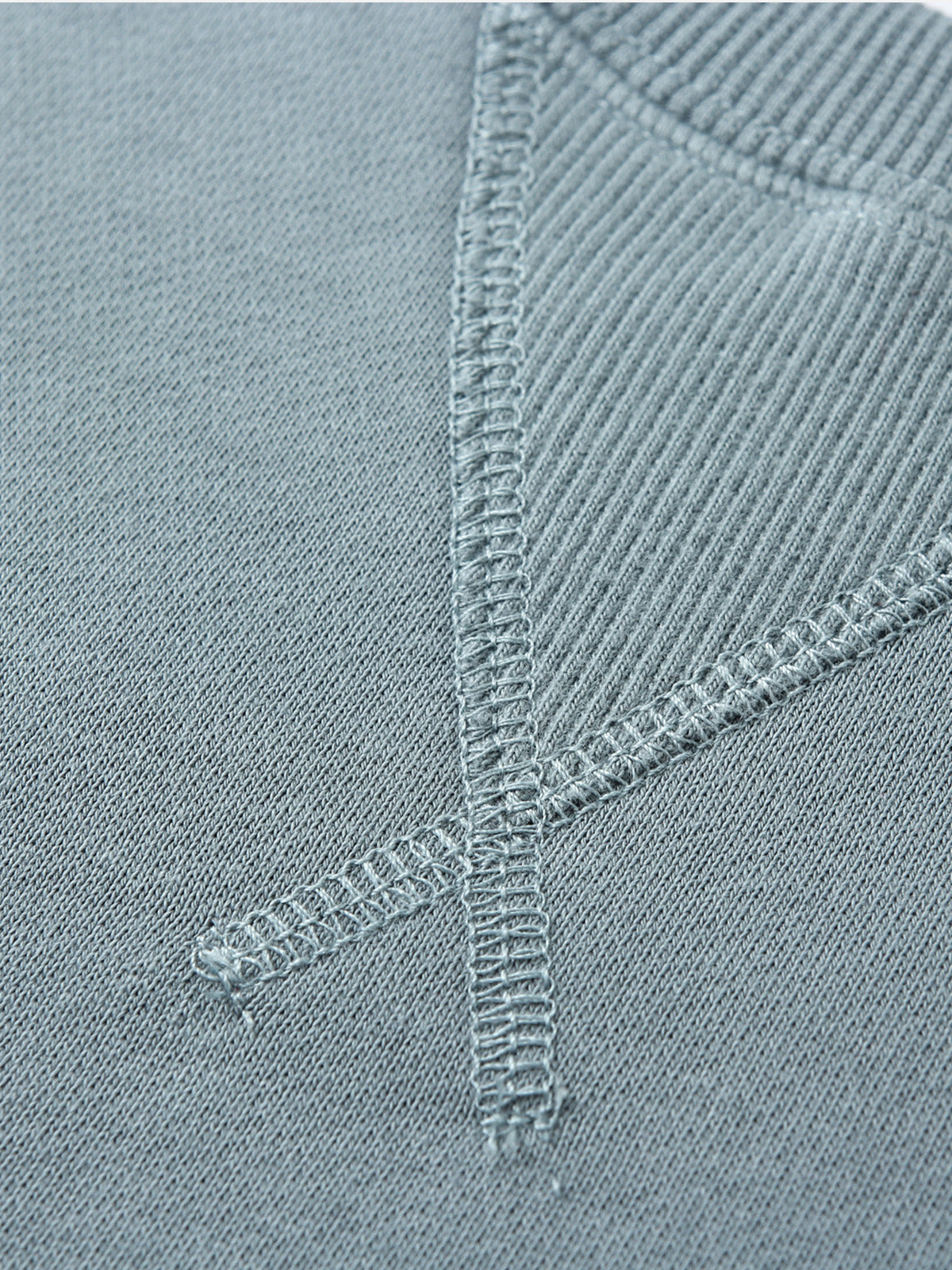 Men's Classic Vintage Detail Crew Neck Sweatshirt Eleven Oasis
