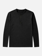 Men's Cotton Henley Long Sleeve Shirt Eleven Oasis