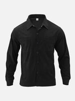 Men's Corduroy Utility Long Sleeve Shirt Eleven Oasis