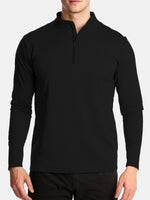 Men's Slim Fit Half-Zip Performance Long Sleeve Shirt Eleven Oasis