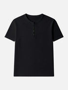 Men's Classic Cotton Henley T-Shirt ElevenOasis