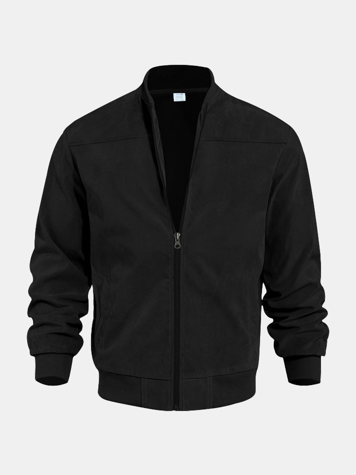 Men's Suede-Feel Bomber Jacket Eleven Oasis