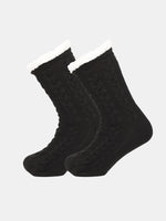 Thick Winter Plush-Lined Slipper Socks Eleven Oasis