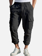 Men's Casual Linen Cargo Jogger Pants ElevenOasis