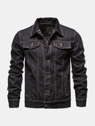 Men's Classic Button Denim Jacket ElevenOasis