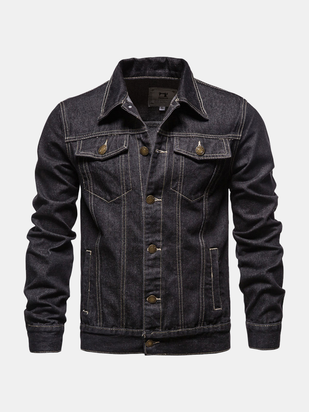 Men's Classic Button Denim Jacket Eleven Oasis