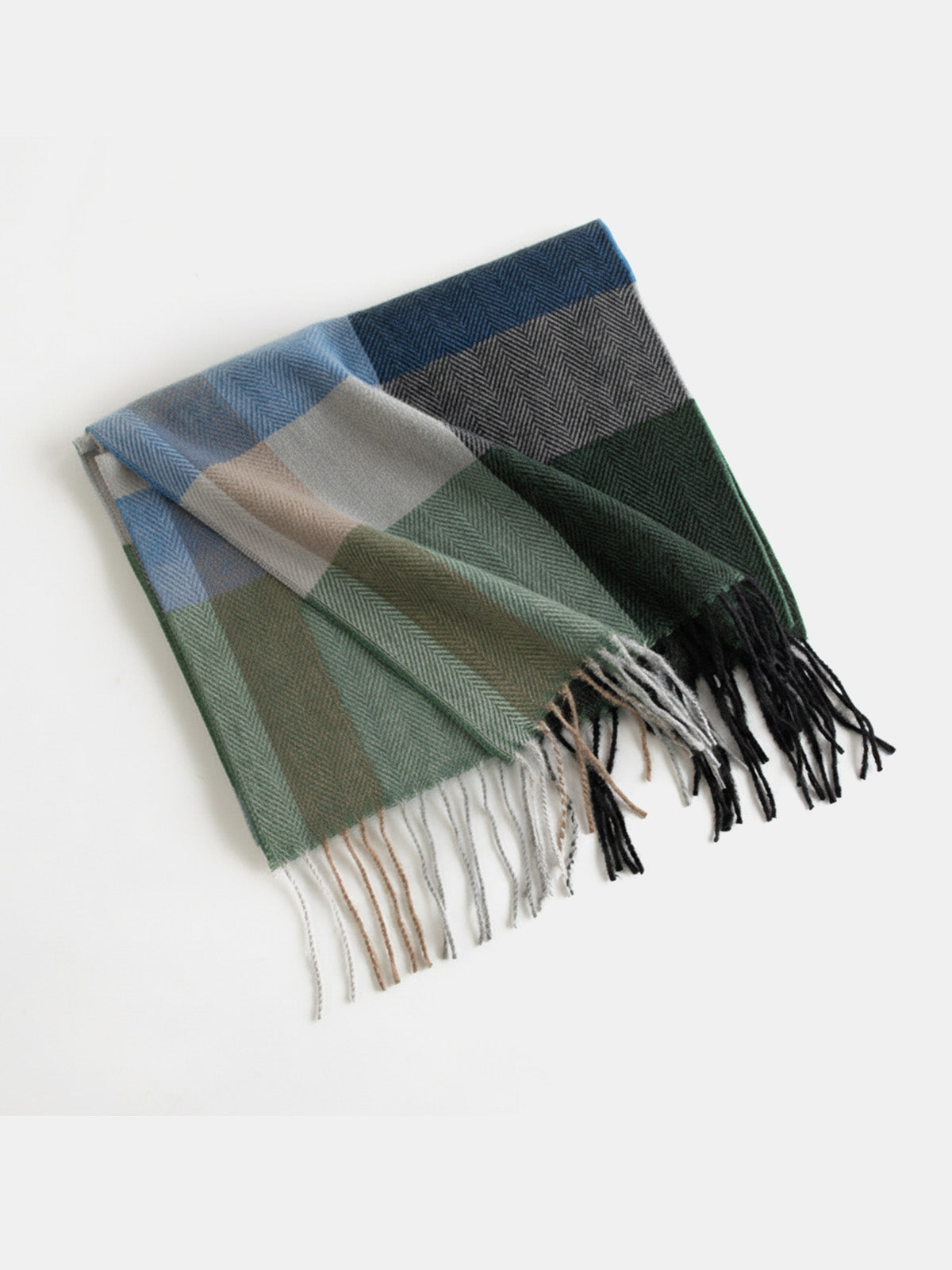 Classic Check Knit Winter Scarf Eleven Oasis