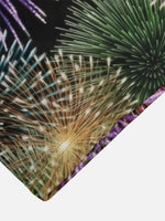 Tall Men's Fireworks Burst Short Sleeve Shirt Eleven Oasis