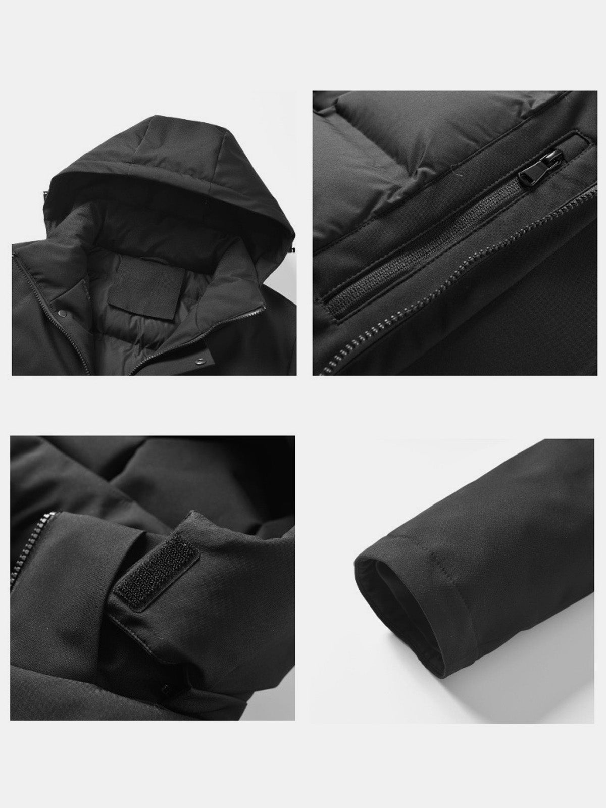 Men's Winter Hooded Insulated Jacket Eleven Oasis