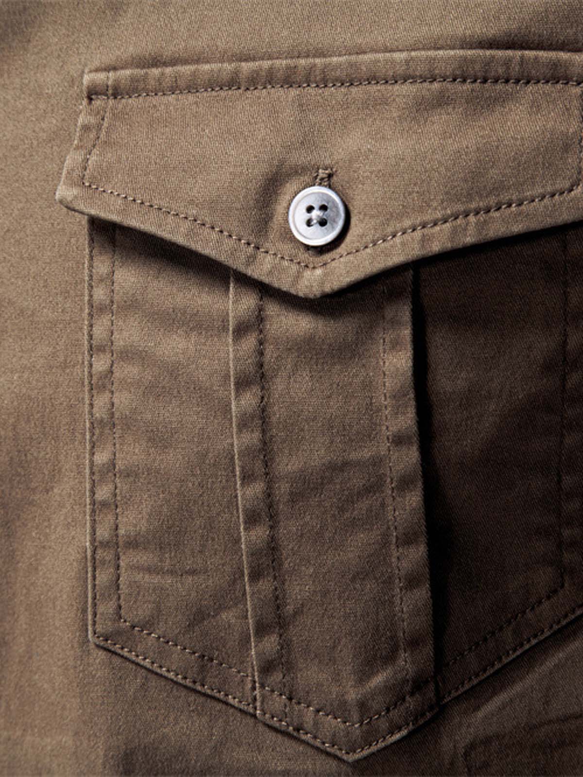 Men's Workwear Slim Fit Long Sleeve Shirt Eleven Oasis