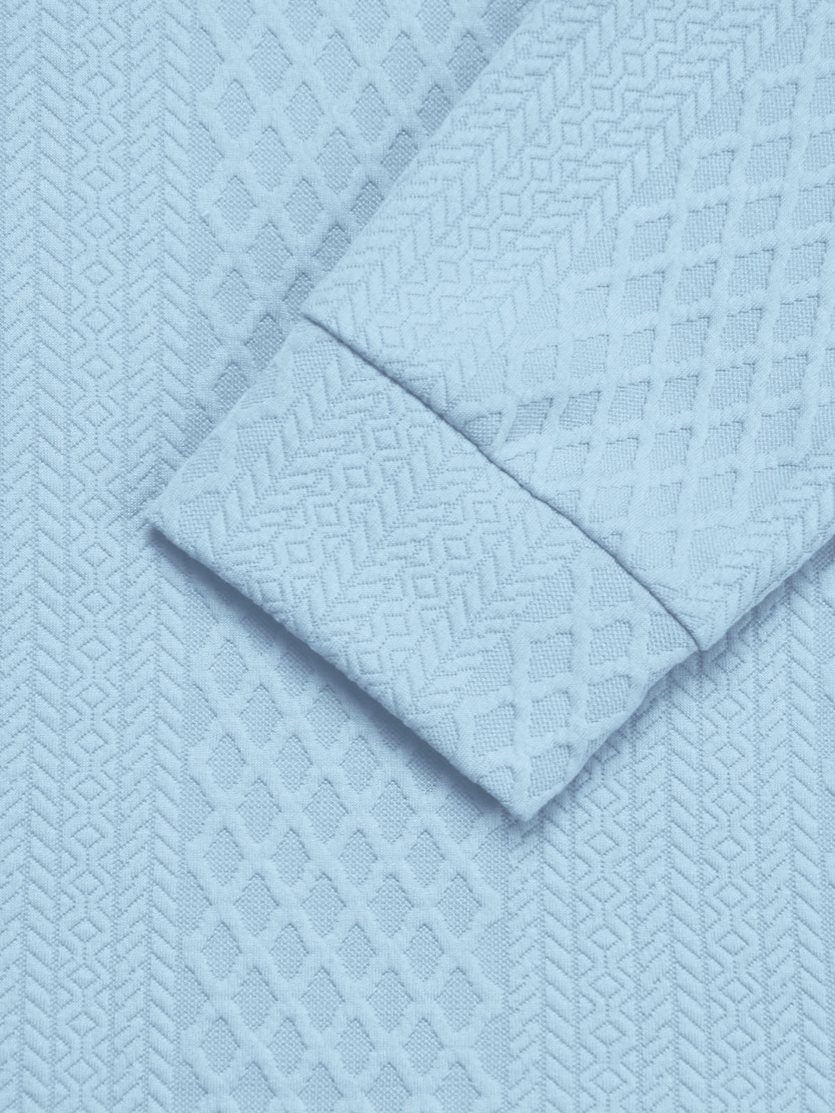 Men's Solid Polo Long Sleeve Lounge Set Eleven Oasis