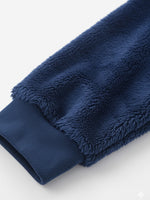 Men's Plush Sherpa Fleece Hoodie Eleven Oasis