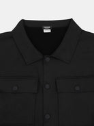 Men's Faux Suede Button-Up Two-Piece Set Eleven Oasis
