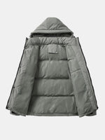 Men's Winter Insulated Hooded Puffer Jacket Eleven Oasis