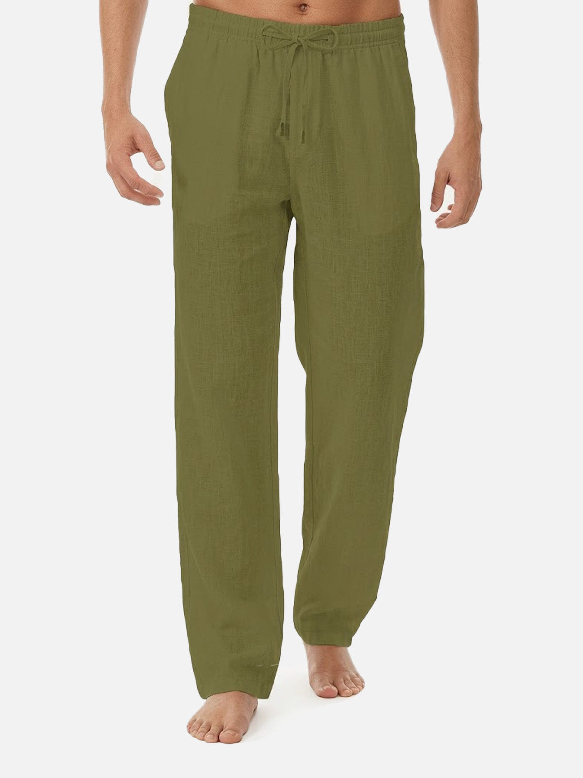 Men's Printed Solid Color Casual Long Pants ElevenOasis