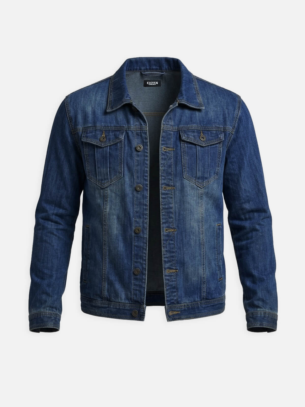 Men's Classic Slim Fit Denim Jacket Eleven Oasis