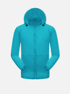 Men's Slim Fit Packable Hooded Outdoor Jacket Eleven Oasis
