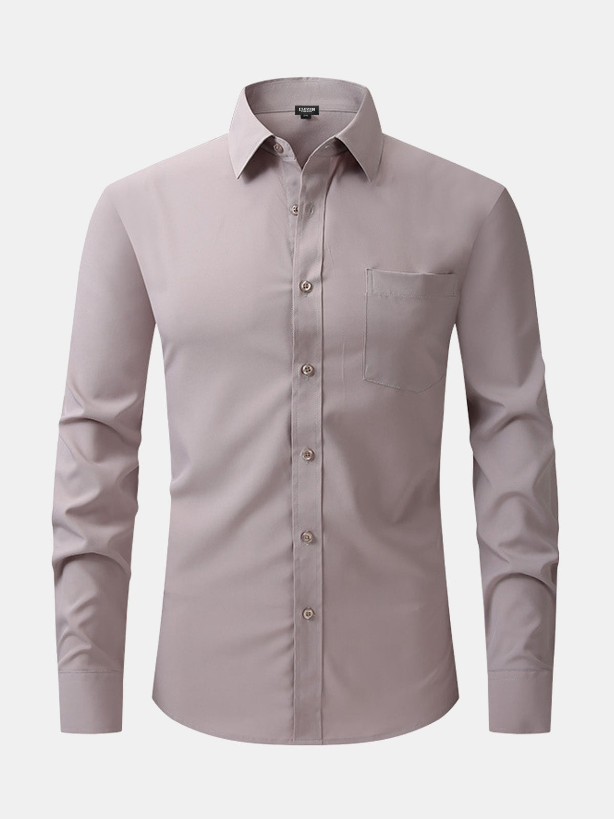 Men's Business Casual Long Sleeve Shirt Eleven Oasis