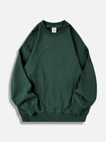 Men's Oversized Cotton Crew Neck Sweatshirt Eleven Oasis