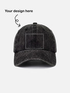 Customizable Washed Cotton Bowling Strike Baseball Cap ElevenOasis