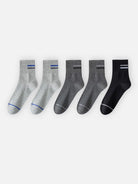 Men's All-Season Crew Socks 5-Pack Eleven Oasis