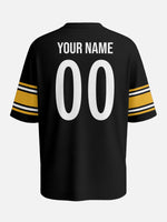 Men's Custom Pittsburgh American Football Jersey Top Eleven Oasis