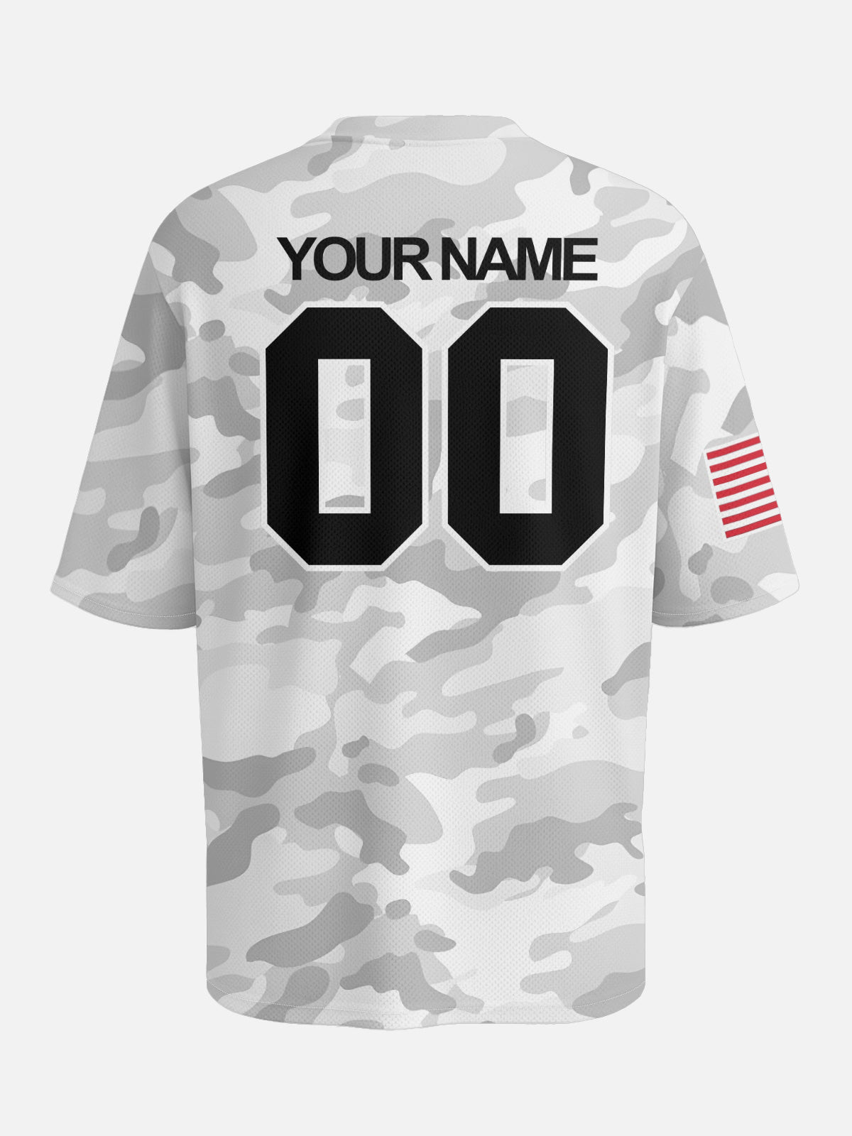 Men's Custom Camo American Football Jersey Top Eleven Oasis