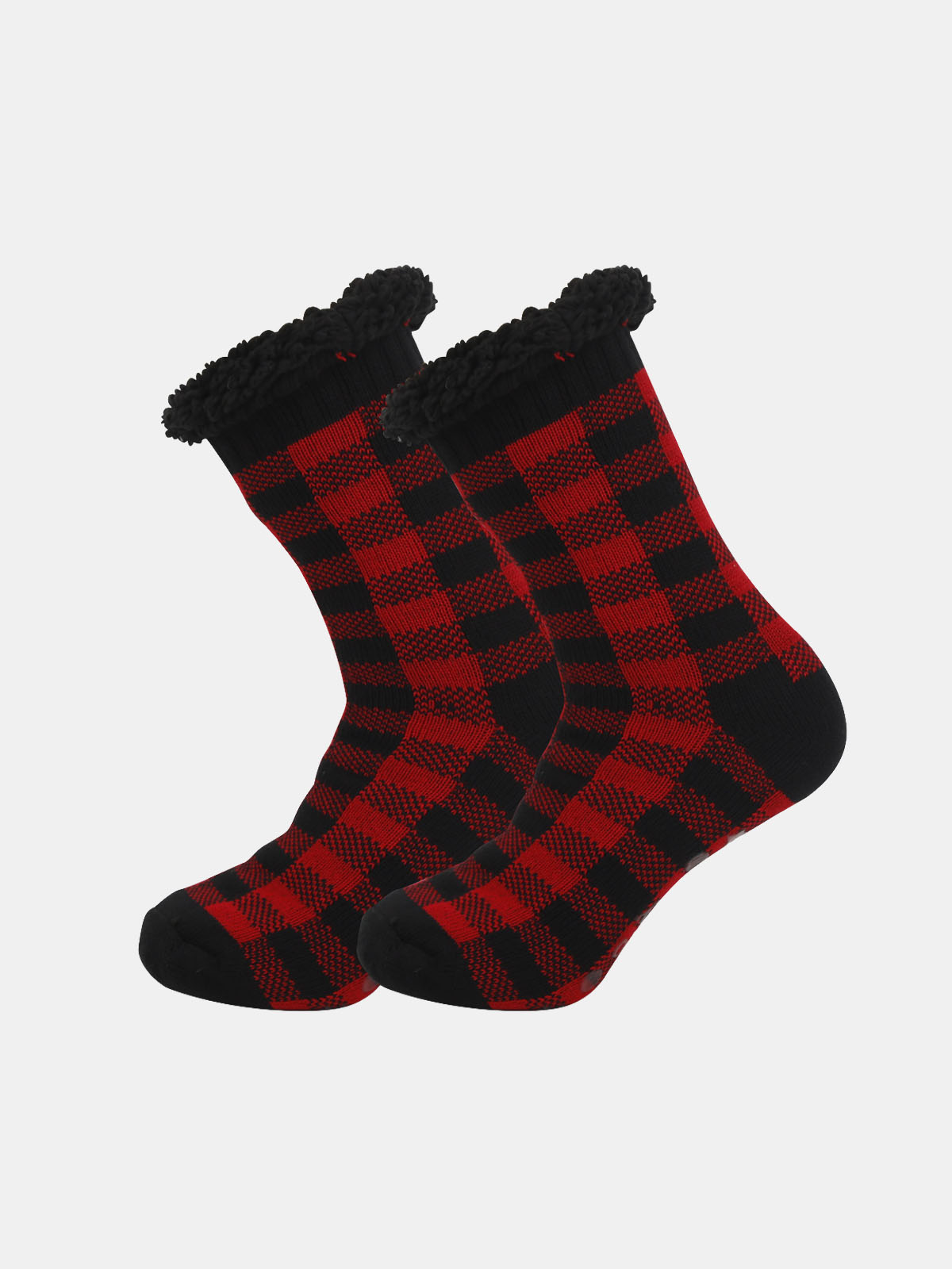 Patterned Wool-Style Slipper Socks Eleven Oasis