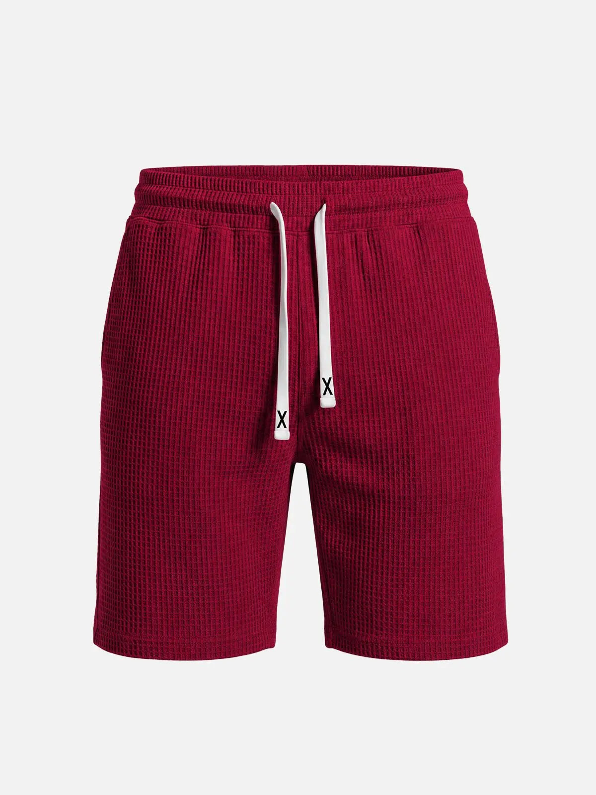 Men's Waffle Knit Drawstring Shorts Eleven Oasis