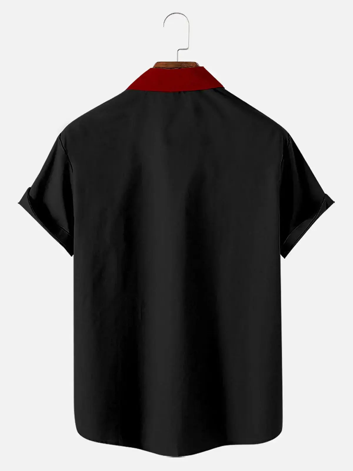 Christmas Grinch Monster Men's Short Sleeve Casual Shirt Eleven Oasis