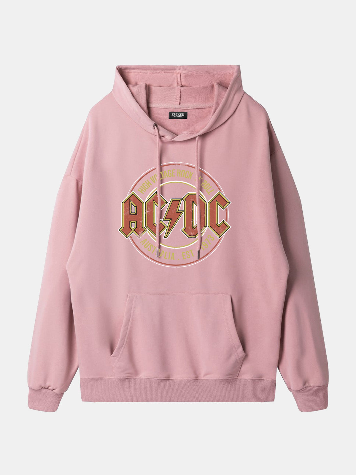 AC/DC High Voltage Vintage Band Hoodie Eleven Oasis