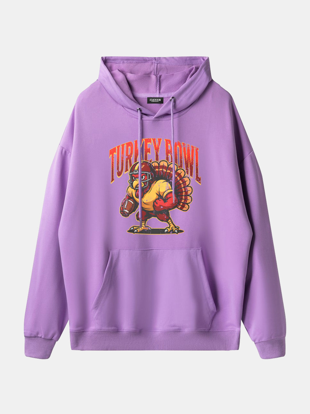 Turkey Bowl Thanksgiving Hoodie Eleven Oasis