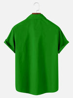 Automotive Rat Fink Short Sleeve Lapel Pocket Shirt ElevenOasis