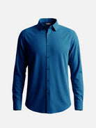 Men's Classic Solid Slim Fit Long Sleeve Shirt Eleven Oasis