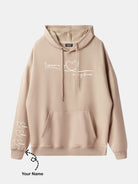 Custom Heart Sleeve Hoodie Eleven Oasis