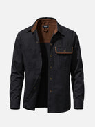 Men's Relaxed Fit Vintage Utility Overshirt Jacket ElevenOasis