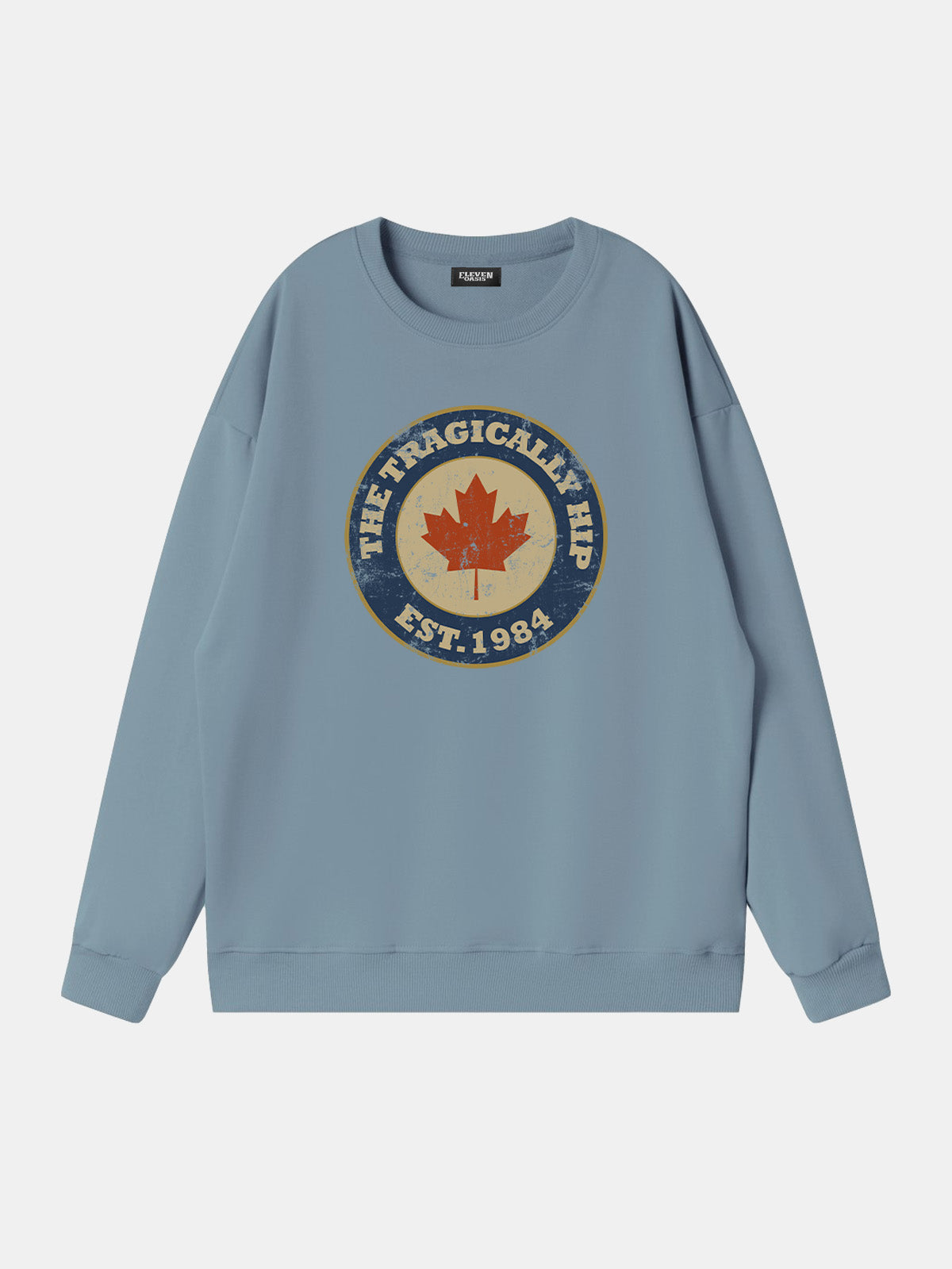 Tragically Hip Vintage Logo Sweatshirt Eleven Oasis