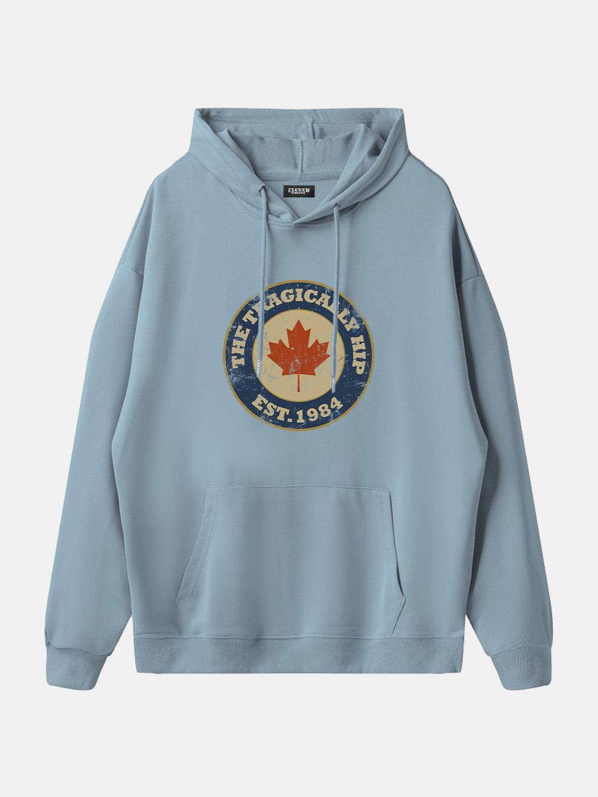 Tragically Hip Vintage Logo Hoodie Eleven Oasis