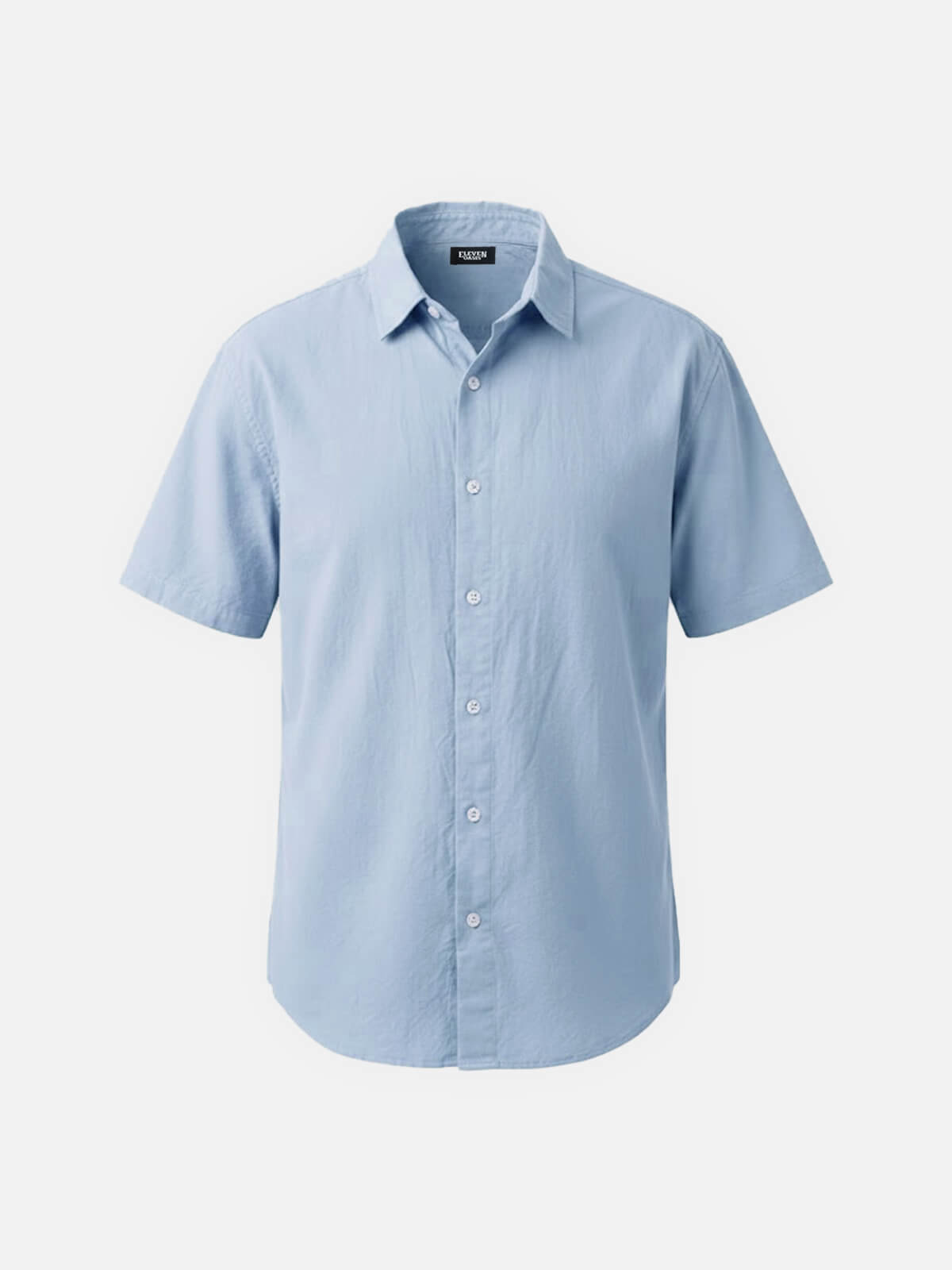 Men's Everyday Linen-Blend Short Sleeve Shirt Eleven Oasis
