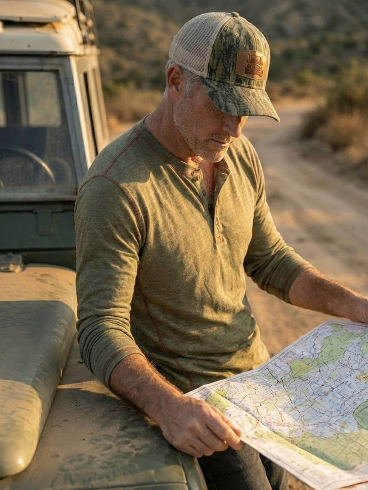 Camo Mesh Trucker Baseball Cap Eleven Oasis