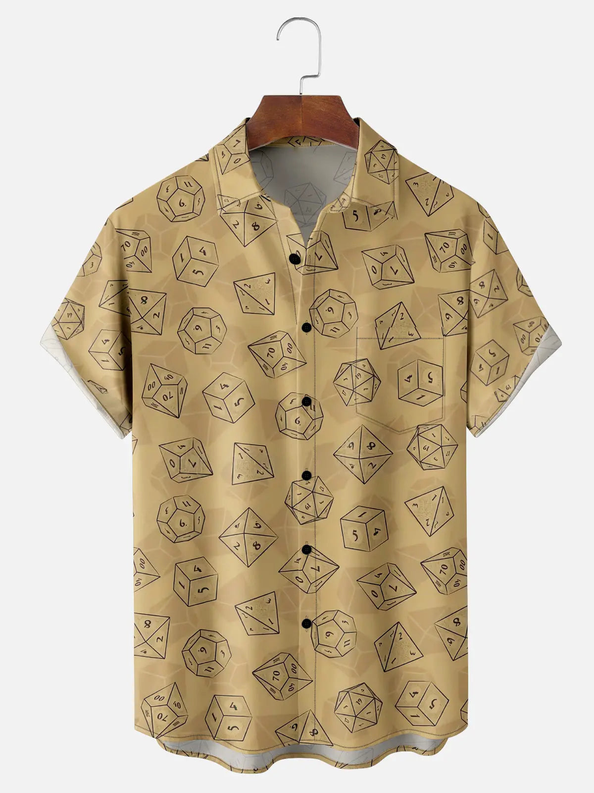 Men's Assortment of Dice Short Sleeve ShirtMens short sleeve shirts Big and tall Mens shirts Short sleeve shirts for men Mens 4xl shirts Casual short sleeve shirts