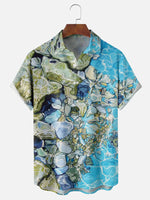 Men's Clear Waters Short Sleeve ShirtMens short sleeve shirts Big and tall Mens shirts Short sleeve shirts for men Mens 4xl shirts Casual short sleeve shirts