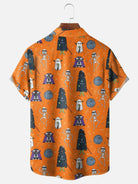 Men's Galactic Star Wars Halloween Short Sleeve Shirt Eleven Oasis