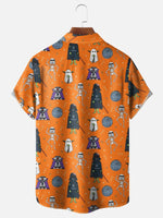 Tall Men's Galactic Star Wars Halloween Short Sleeve Shirt Eleven Oasis