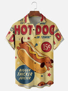 Men's Hot Dog Short Sleeve ShirtMens short sleeve shirts Big and tall Mens shirts Short sleeve shirts for men Mens 4xl shirts Casual short sleeve shirts