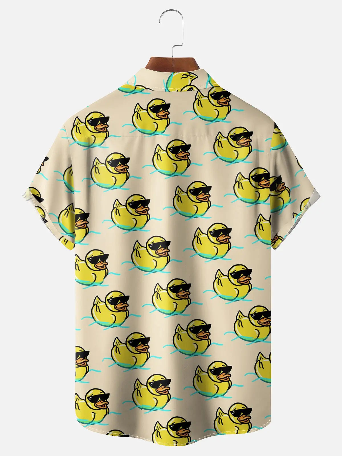 Men's Cool Ducks Pattern Short Sleeve ShirtMens short sleeve shirts Big and tall Mens shirts Short sleeve shirts for men Mens 4xl shirts Casual short sleeve shirts