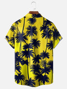 Men's Palm Tree Print Casual Short Sleeve ShirtMens short sleeve shirts Big and tall Mens shirts Short sleeve shirts for men Mens 4xl shirts Casual short sleeve shirts