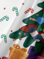Merry Christmas Tree and Presents Short Sleeve Shirt, mens short sleeve shirts?¡§o?big and tall mens shirts?¡§o?short sleeve shirts for men?¡§o?mens 4xl shirts?¡§o?casual short sleeve shirts