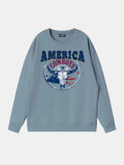America Cowboys Skull Graphic Sweatshirt Eleven Oasis