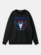 America Cowboys Skull Graphic Sweatshirt Eleven Oasis